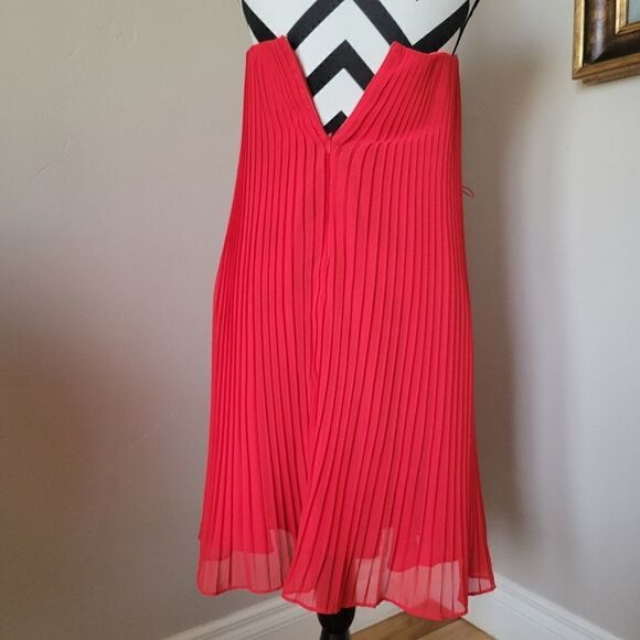French Connection Red Mini Flare Strapless Dress size 2 XS - Picture 7 of 15